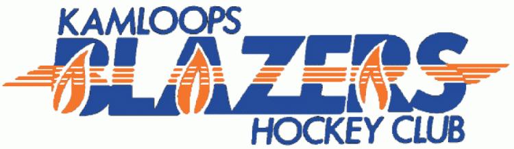 kamloops blazers 1984-1987 primary logo iron on heat transfer